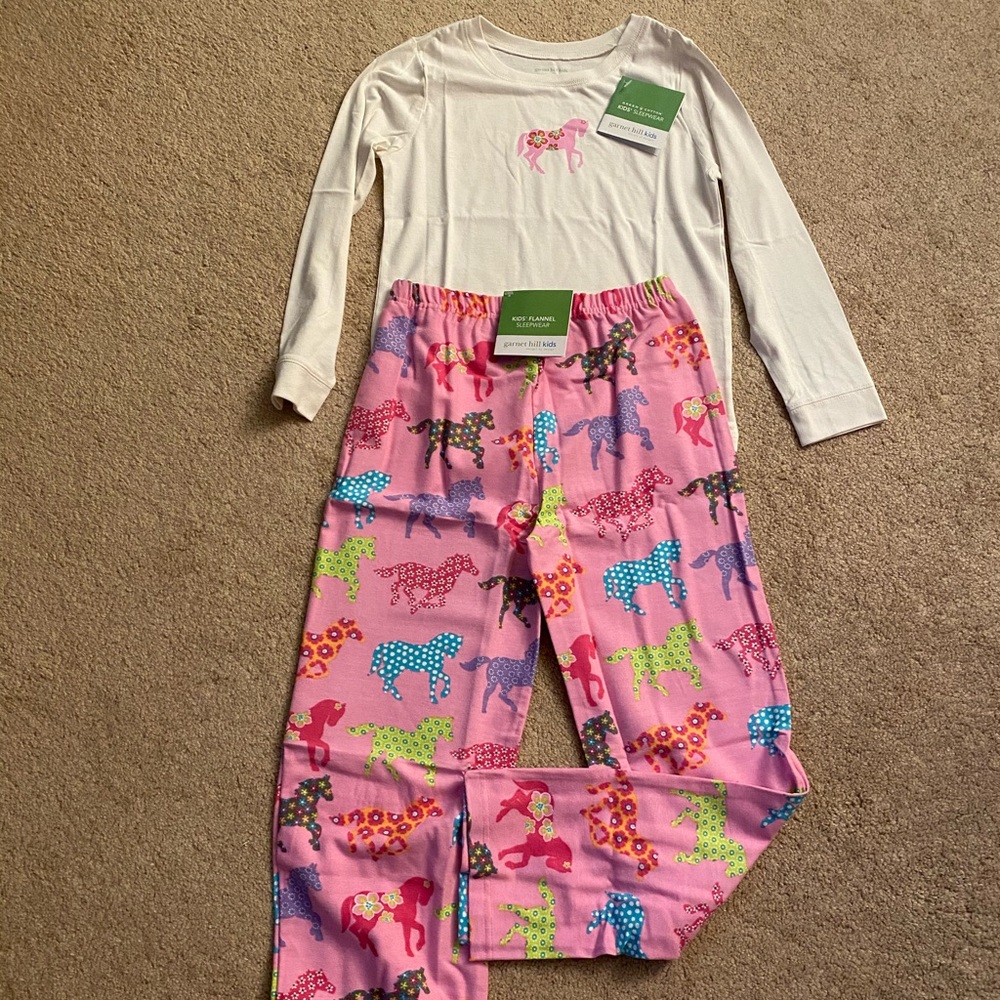 Garnet Hill Pajama for girl size 10.